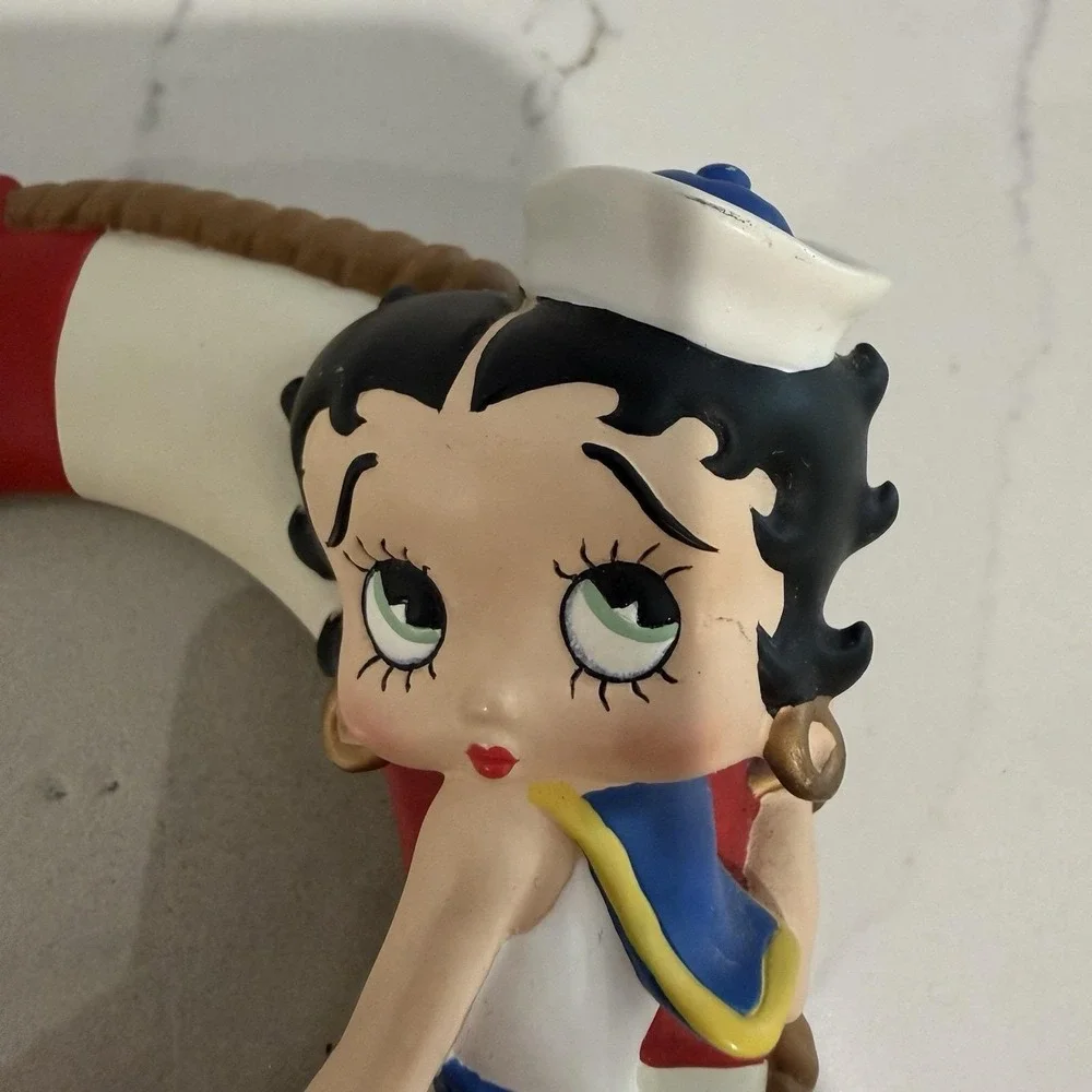 Vintage 90's S.S. Betty Boop Picture Frame Navy Pudgy 3